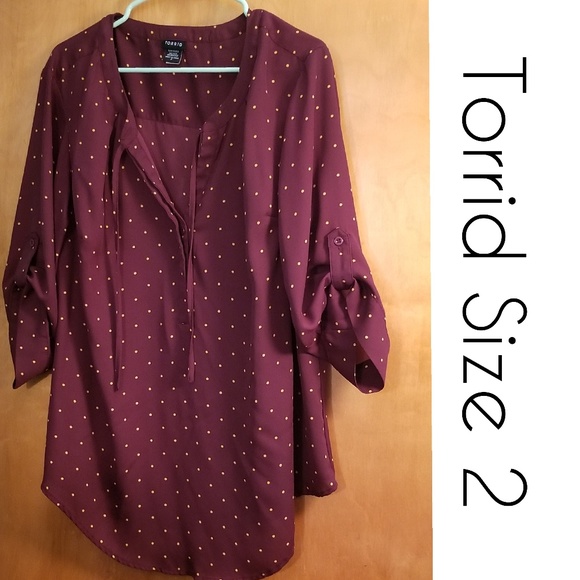 Torrid Tops - Torrid Georgette Pullover Top